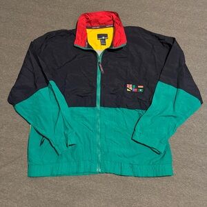 Colorblock Windbreaker Jacket